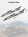 Kemimoto CFMOTO ZForce 950 Sport-4 Nerf Bars Rock Sliders with Step Function