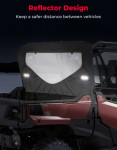 Kemimoto Honda Pioneer 1000 3P 6P Reflective Strips Design Back Window