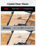 Kemimoto Kawasaki Mule Pro FX/FXT/DX/DXT PC Vented Windshield
