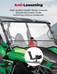 Kemimoto Kawasaki Teryx 3-in-1 Flip Windshield