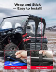 Kemimoto Kawasaki Teryx 4 Soft Upper Doors
