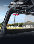 Kemimoto Kawasaki Teryx KRX 1000 Vented Glass Windshield with Wipers