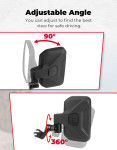 Kemimoto Polaris General 1000 / XP Side Mirrors with Spring Back Feature