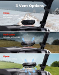 Kemimoto Polaris General 1000 / XP Vented Front Full Windshield