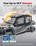 Kemimoto Polaris General 4 1000 / XP 4 1000 Upgraded Soft Upper Doors