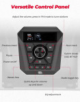 Kemimoto Polaris Ranger 1000 / XP / Crew 3-Speaker UTV Audio Kit with 5.25" Woofer