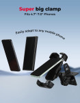 Kemimoto Polaris Ranger 1000/XP/Crew XP Phone Mount Holder Fits 4.7" - 7.0" Phones