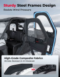 Kemimoto Polaris Ranger CREW XP 1000 Doors With Steel Frame