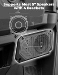 Kemimoto Polaris Ranger XP 1000/Crew Under Dash Speaker Pods