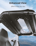 Kemimoto Polaris RZR 200 Aluminum Roof with Fixed Sunroof