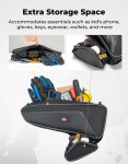 Kemimoto Polaris RZR 200 EFI Door Bags 1680D Storage Bag with Knee Pads
