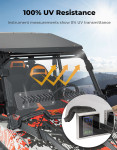 Kemimoto Polaris RZR XP 1000 / Turbo 2-IN-1 Vented Front Windshield