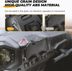 Kemimoto Polaris RZR XP 1000 / XP Turbo Electric Device GPS Mount Storage Box