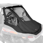 Kemimoto Polaris RZR XP 1000/Turbo 2 in 1 UTV Rear Soft Windshield with Cargo Bed Cover