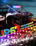 Kemimoto UTV 30" LED Chase Light Bar fit 1.5” Roll Cage