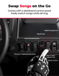 Kemimoto UTV 6.5'' Bluetooth Sound System Speaker for 1.625''-1.9'' Roll Bar