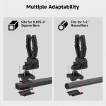 Kemimoto UTV Hunting Tool Holder Gear Mount (2-Pack)