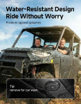 Kemimoto UTV Roof Fan with Lights