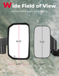 Kemimoto UTV Spring Back Side Mirrors