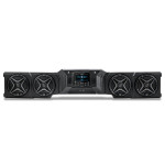 SSV Works Can-Am Defender HD10/HD11 Plug-&-Play 4-Speaker Overhead Sound Bar w/JVC MR305 Bluetooth
