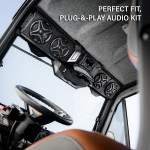 SSV Works Can-Am Defender HD10/HD11 Plug-&-Play 4-Speaker Overhead Sound Bar w/JVC MR305 Bluetooth