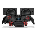 SSV Works Can-Am Maverick X3 Phase-5 V-Spec 6-Speaker 1650watt System w/MRB4