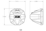 SSV Works Polaris RZR Pro 6.5in Cage-Mount Plug-&-Play Speaker-Pods Ride Command Speakers