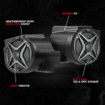 SSV Works Polaris RZR PRO R/Turbo R/PRO XP Phase-4 A-Spec 5-Speaker 800watt System for Ride Command