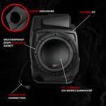 SSV Works Polaris RZR PRO R/Turbo R/PRO XP Phase-4 A-Spec 5-Speaker 800watt System for Ride Command