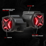SSV Works Polaris RZR PRO Series Phase-3 K-Spec 3-Speaker 1400watt System for Ride Command
