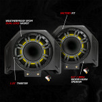 SSV Works Polaris RZR PRO Series Phase-6 K-Spec 5-Speaker 1400watt System w/MRB4