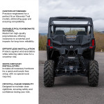 Super Comp USA Can-Am Maverick Trail/ Sport Tinted Trail Rear Windshield
