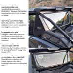 Super Comp USA Kawasaki KRX Tinted Rear Windshield