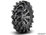 SuperATV Intimidator Tires 30x10x14 on 14" Bandit H-Series Machined Finish Wheels 4/156 Pattern