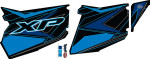 Trail Armor Polaris RZR 4 XP 1000 Trail Armor GenX Slide On Four Door Graphics Kit Voodoo Blue