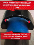 UTV Inc Polaris RZR Billet 2" Clamp on A-Pillar Mount - Black