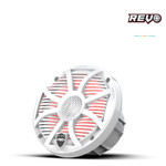 Wet Sounds Revo Series 6.5" High-output Component Style Coaxial Speakers (w/ Sw-white Rgb Grilles)