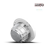 Wet Sounds Revo Series 6.5" High-output Component Style Coaxial Speakers (w/ Sw-white Rgb Grilles)