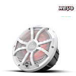 Wet Sounds Revo Series 8" High-output Component Style Coaxial Speakers (w/ Sw-white Rgb Grilles)