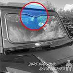 Dirt Warrior Polaris DWA Front & Rear Glass Replacement Windshields