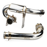 RPM Fab - Can-Am X3 Turbo/R/RR/ Full 3" Exhaust Monster Core Muffler & Mid Pipe