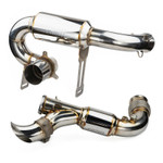 RPM Fab - Can-Am X3 Turbo/R/RR/ Full 3" Exhaust Monster Core Muffler & Mid Pipe