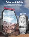 Kemimoto - Maverick X3/ZForce/UForce/Pioneer/RZR 3-in-1 Large Side Mirrors (Fit in 1.65-2" Roll Bar)