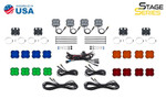 Diode Dynamics Universal Rock Light Sxs Installer Kit (4 Pack)