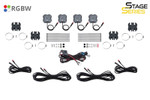Diode Dynamics Universal Rock Light Sxs Installer Kit (4 Pack)