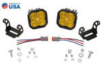 Diode Dynamics Universal SS3 Yellow Pro LED Pod (Pair)