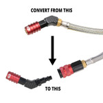Power Tank Red Upgrade Kit - Upgrade Any Power Tank Tire Inflator Gauge To Quick-switch Red Coupler