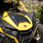 Rpm Powersports Can-am Maverick R Carbon Fiber Full Coverage Hood