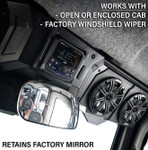 Ssv Works Can-am Defender Hd10/hd11 4-speaker Overhead Sound Bar W/mrb4 Bluetooth And Kicker Km Speakers
