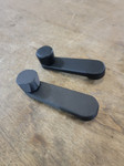MCE Can-Am Defender rear window crank replacement handle made from carbon fiber reinforced plastic with solid shaft construction for improved durability.